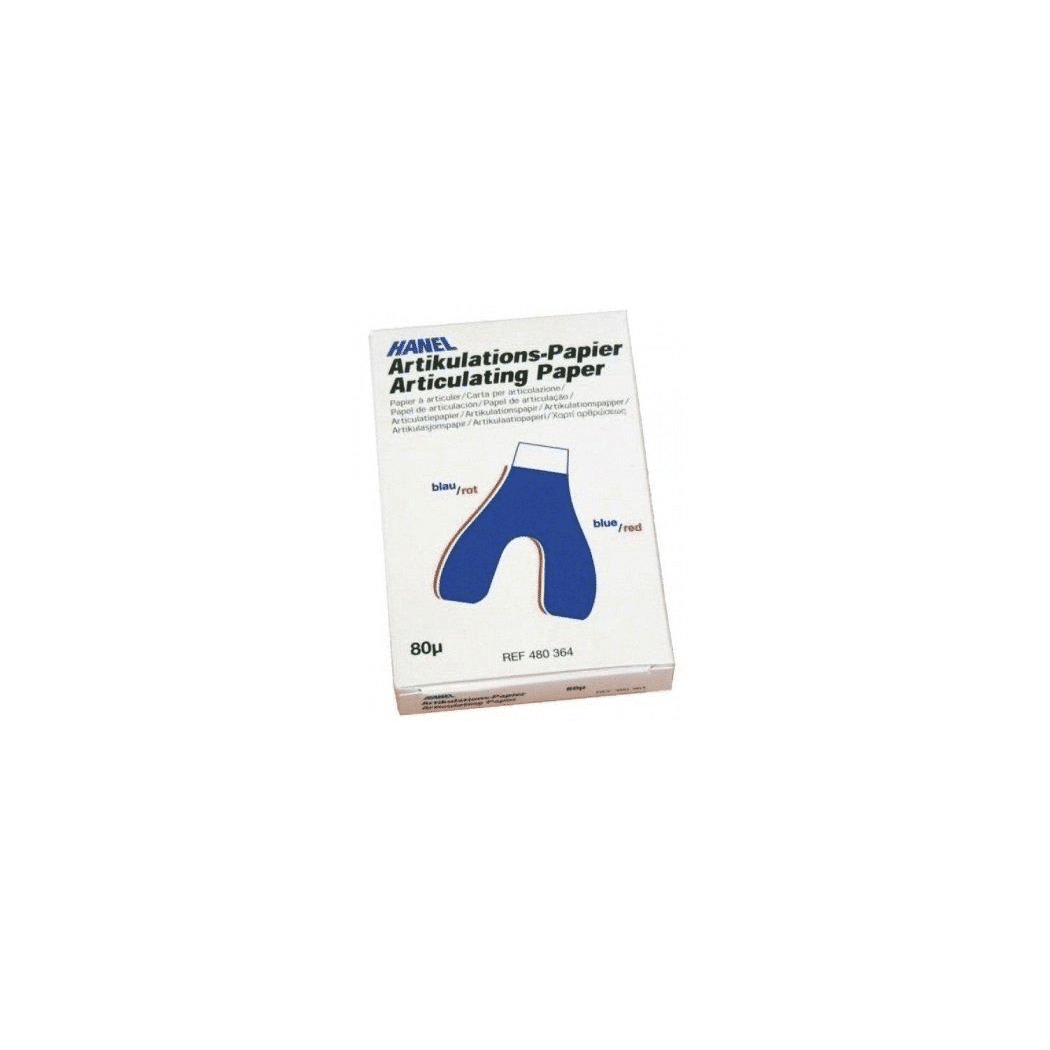 Papel Articular Herradura a Hannel Aleman 6 Block - Coltene