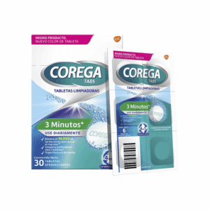 Limpiador de Prótesis Dentales Tabs 3 min 4 30 capsulas - Corega