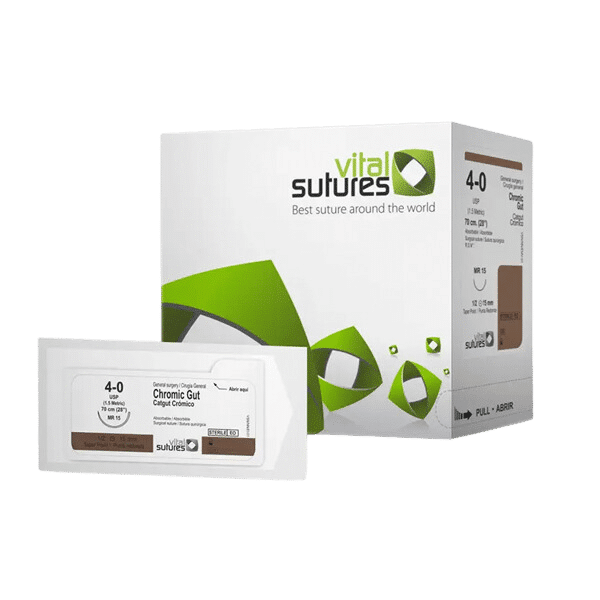 Sutura Catgut Crómico 36 Unid. - Vital Sutures