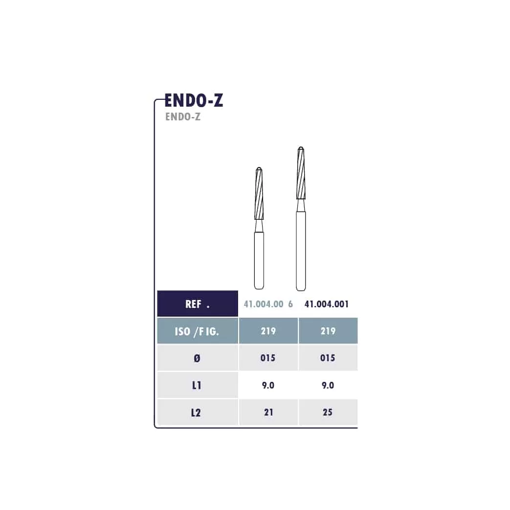 Fresa Carbide A/V Endo-Z - Microdont