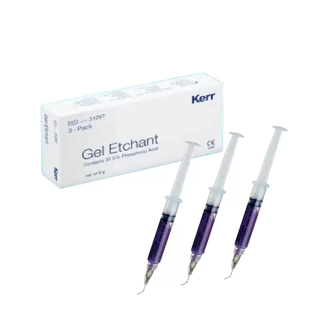 Ácido Ortofosfórico Gel Etchant Pack 3 Jeringas 3gr - Kerr