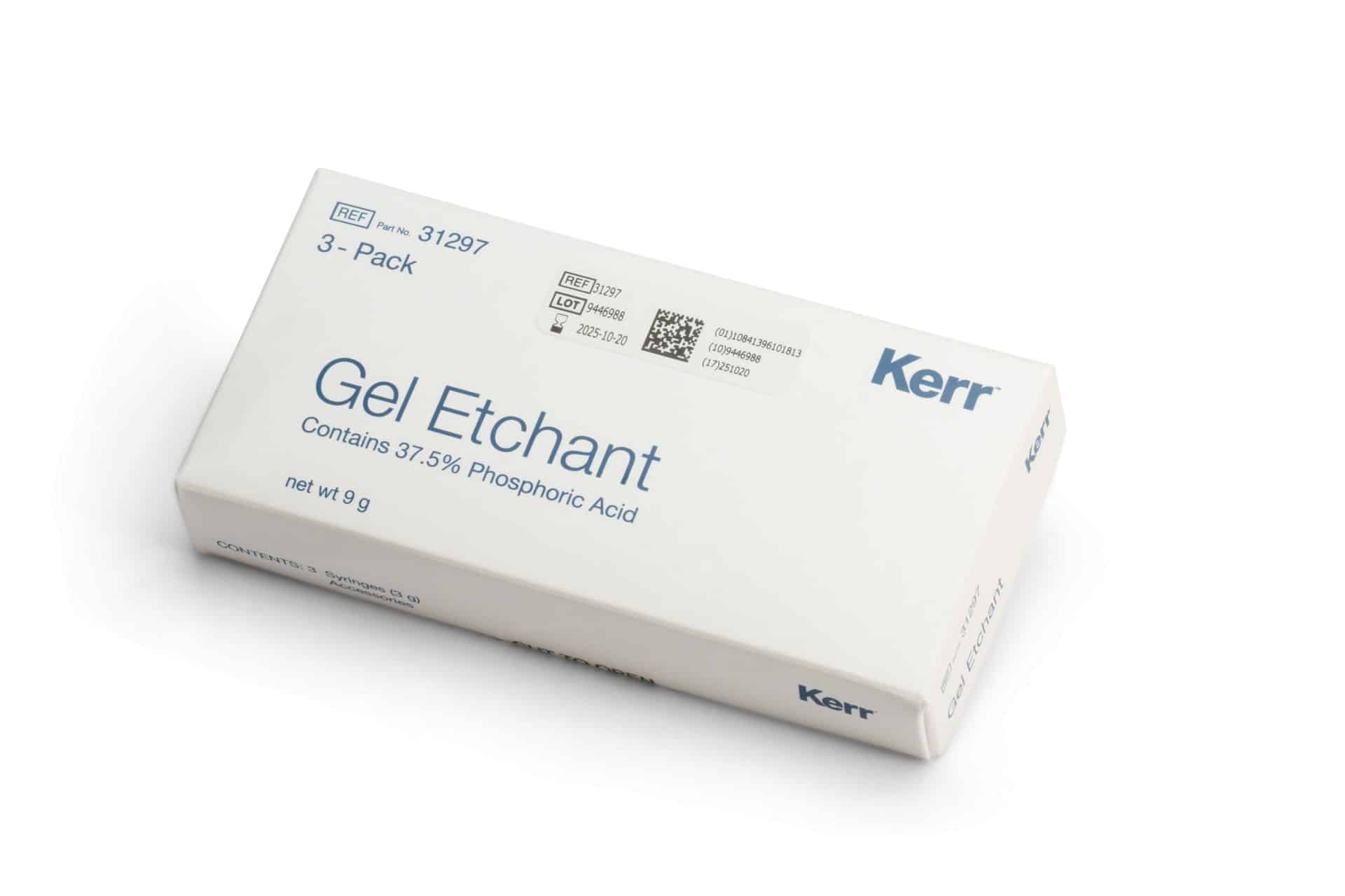 Ácido Ortofosfórico Gel Etchant Pack 3 Jeringas 3gr - Kerr