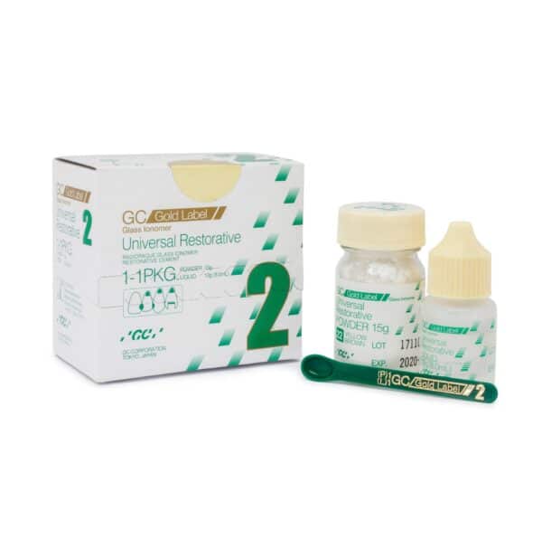 Fuji Vidrio Ionómero Autocurable Gold Label 2 (Yellow Brown) - GC2582