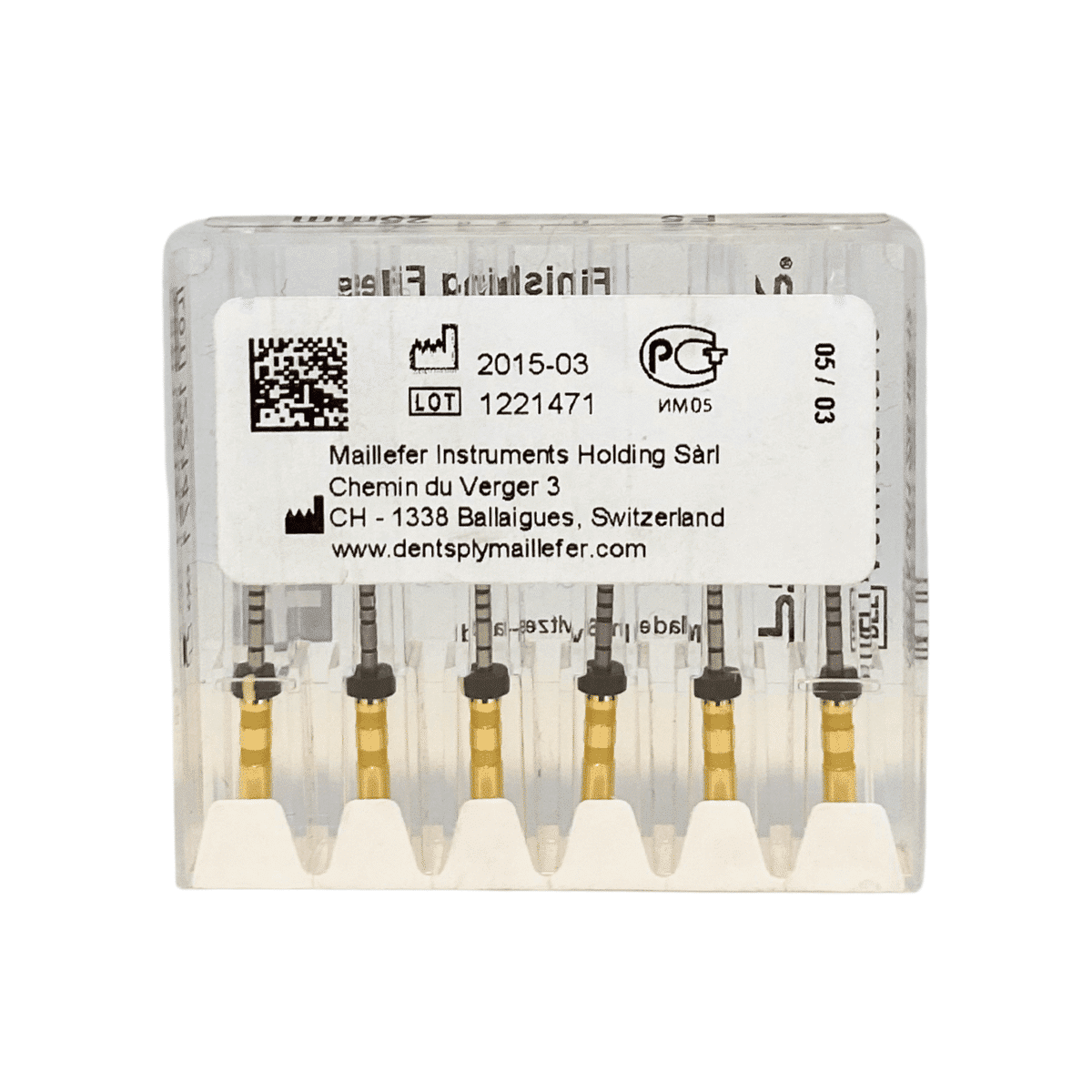 Lima Protaper - 31mm -(Variaciones) - 6 Unidades - Dentsply Maillefer