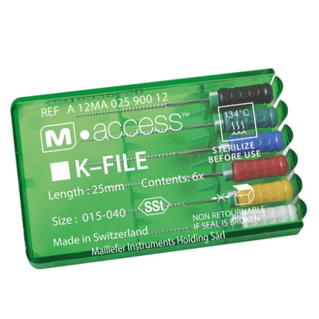 Lima K Access 21 mm (Primera Serie) Maillefer 6 Und. - Dentsply Sirona