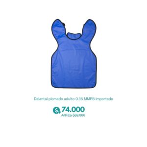 Delantal plomado adulto 0.35 MMPB - Importado