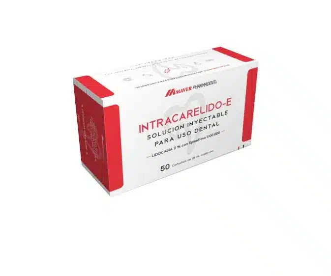 Anestesia 2% Intracarelido-e 50 tubos - Maver