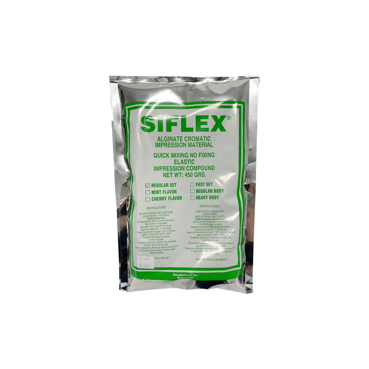 Alginato Siflex Regular Set - Sidental