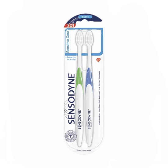 Cepillo Sensitive Care Suave x2 - Sensodyne