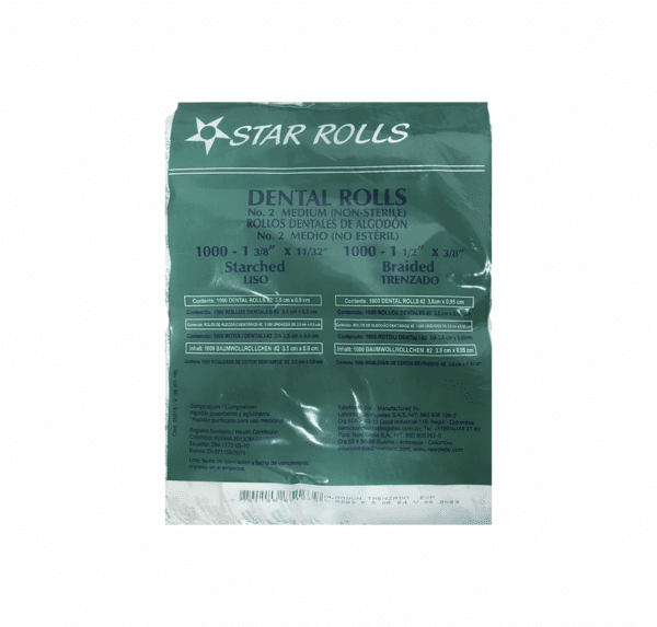 Torulas Algodón Trenzada x 1000 Unds New Stetic