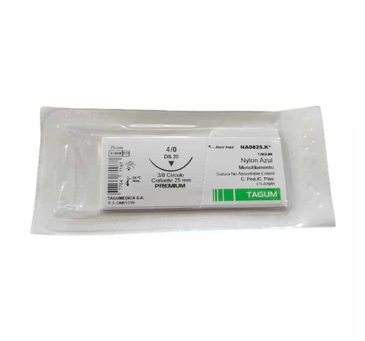 Aguja Sutura Nylon Azul (Variedad) - Tagum