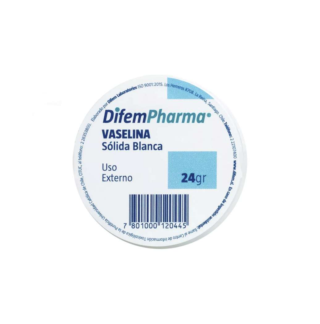 Vaselina Solida Blanca 24 gr - Difempharma