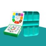 Clamps Hygenic con aletas set 9 unidades Fiesta + Bandeja plástica verde para instrumental Drillco de regalo