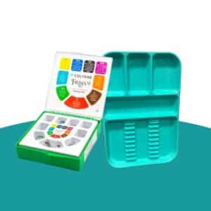 Clamps Hygenic con aletas set 9 unidades Fiesta + Bandeja plástica verde para instrumental Drillco de regalo