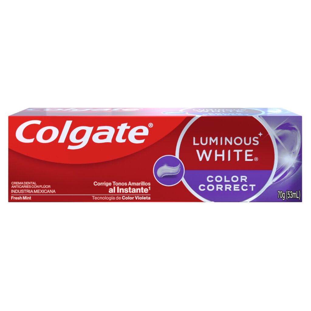 PASTA DENTAL COLGATE LUMINOUS WHITE COLOR CORRECT 70 GR - Colgate ...
