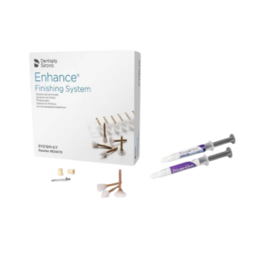 Kit de pulido completo Enhance Dentsply 40 gomas, 20 disco, 10 llama, 10 copa + 2 pastas diamantadas Prisma Gloss + 25 copas de pulidos + 1 mandril