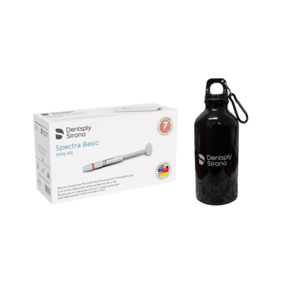 Kit composite Spectra Basic 7 jeringas Dentsply + porta resinas de acrílico + Botella de regalo
