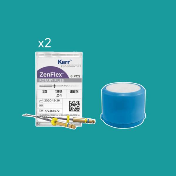 2 cajas limas Zenflex surtidas ASTD x 6 unidades taper 0.4 25mm + gratis un esponjero autoclavable