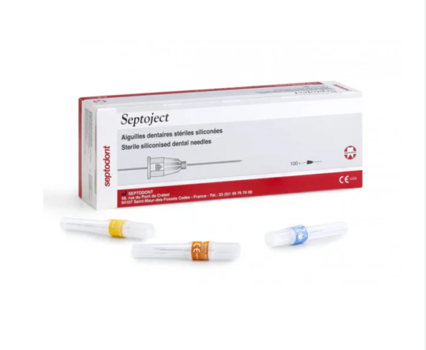 Aguja Septoject Corta cj x 100 un Septodont Aguja Septoject Corta cj x 100 un Septodont