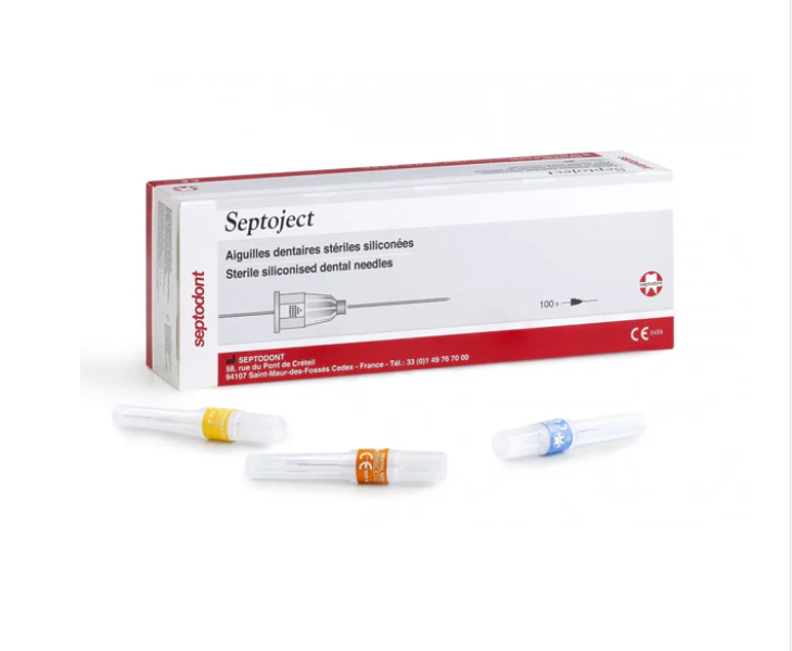 Aguja Septoject Corta cj x 100 un Septodont