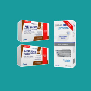 2 anestesia Mepiadre mepivacaina al 2% DFL + 1 enjuague bucal Oraldent 0,05 uso diario 250ml de regalo