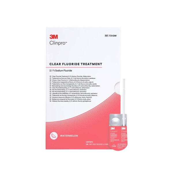 PV - BARNIZ DE FLUOR CLINPRO CLEAR 2,1% SANDIA X 100 UNIDADES - 3M