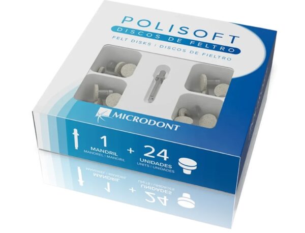 Polisoft Kit 24 Piezas + Mandril - Microdont Polisoft Kit 24 Piezas + Mandril - Microdont