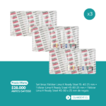 Set limas 1 blíster Lima K Ready Steel 15-40 25 mm + 1 blíster Lima K Ready Steel 45-80 25 mm + 1 blíster Lima H Ready Steel 45-80 x 25 mm de regalo - Dentsply Sirona