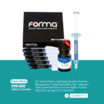 Kit resinas Forma, 5 jeringas Opciones: Dientes Blanqueados, Tradicional o Día a Día + adhesivo Peak Universal frasco 4 ml de regalo + 1 ácido Ultra-Etch jeringa 1,2 ml Ultradent - Ultradent