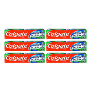 6 Pastas triple acción Colgate - Colgate